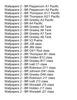 Wallpapers 2 - British Railways London & North Eastern Railways
