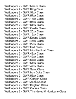 Wallpapers 2 - Great Western Railways