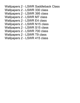 Wallpapers 2 - London South Western Railways