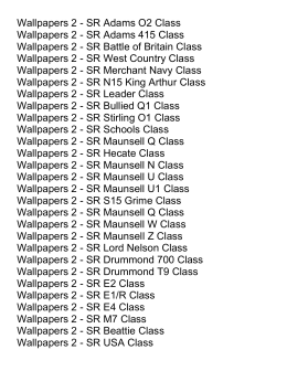 Wallpapers 2 - Southern Railways
