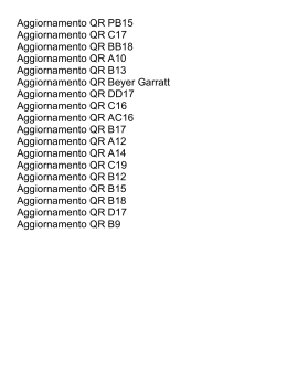 Aggiornamento Australia - Queensland