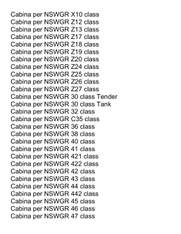 Cabina per New South Wales