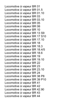 Locomotive &agrave; vapeur Germany